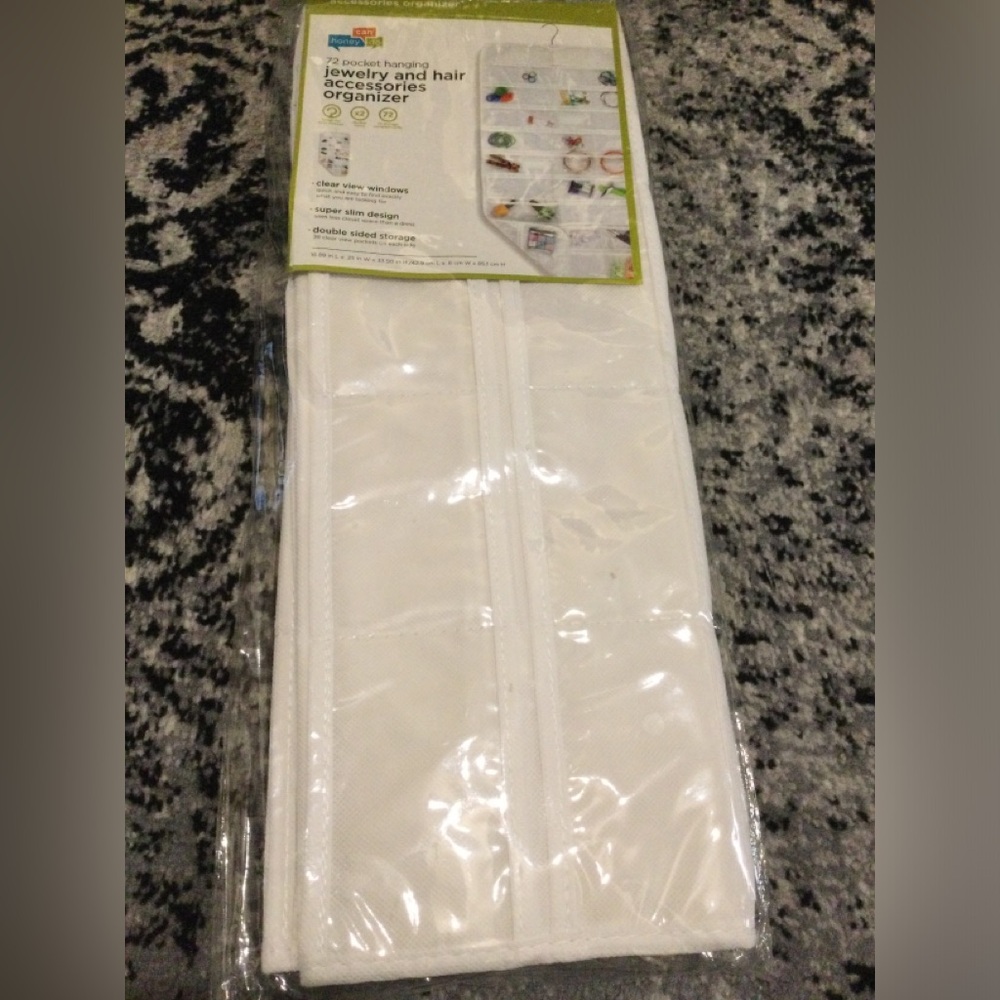Honey Can Do White Hanging Jewelry and Accessory Organizer